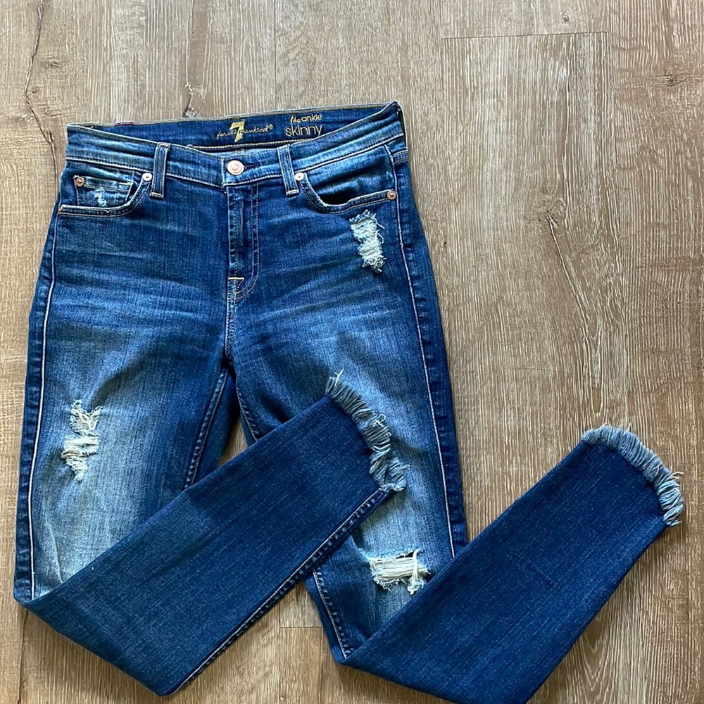 7 For All Mankind The Ankle Skinny Jean